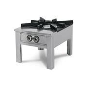 Aragaz de podea cu 2 arzatoare dispuse central -  60x80x50 cm