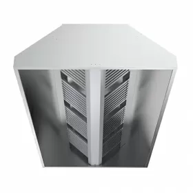 Hota din inox centrala cu filtre - 100x247x40 cm