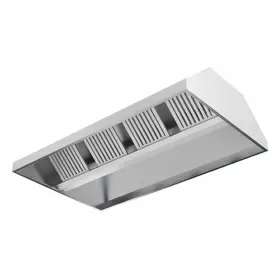 Hota din inox centrala cu filtre - 100x247x40 cm