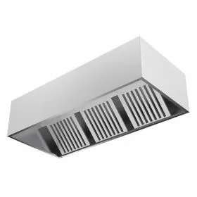 Hota inox cubica de perete cu filtre 100*90*50