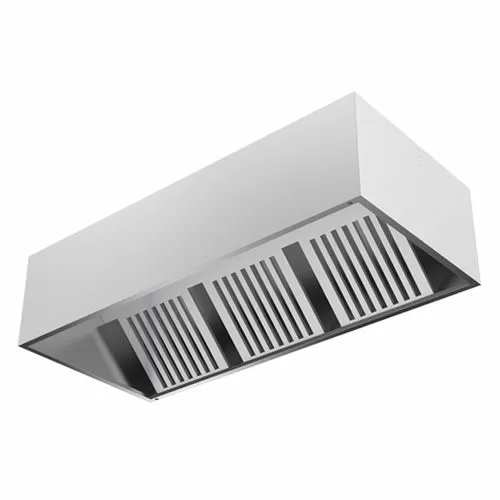 Hota inox cubica de perete cu filtre 100*90*50