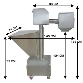 Cernator de faina cu filtru magnetic 50kg/75sec