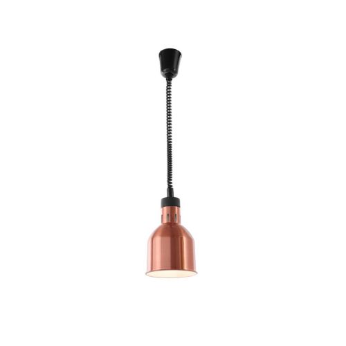 Lampa de incalzire cilindrica, finisaj cupru Ã¸175x(H)250