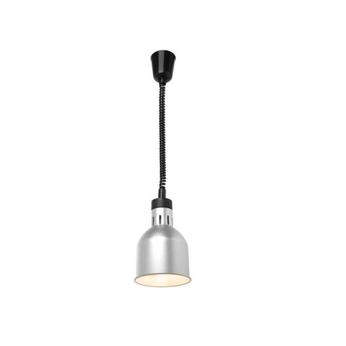 Lampa de incalzire cilindrica, argintie Ã¸175x(H)250