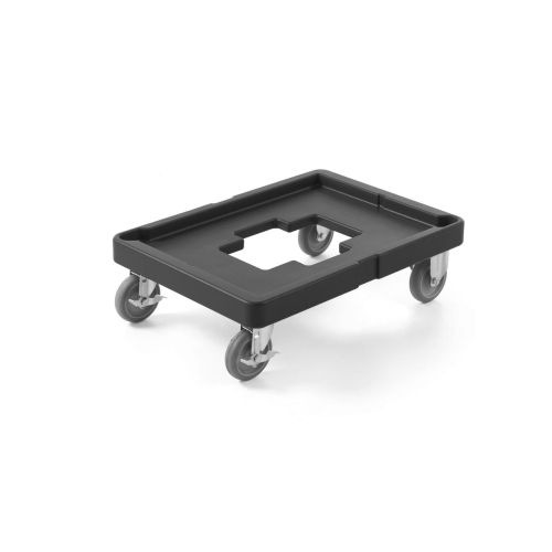 Carucior platforma cu roti pentru transport cutii, 71x53x(H)23 cm, Hendi