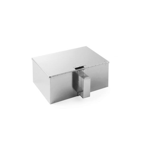 Colector scrum, inox, Hendi, 210x140x(H)90 mm, cu capac rabatabil