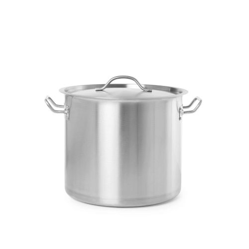 Oala cu capac, 50 Lit, 40 cm diametru x 40 cm inaltime, inox, gama Hendi Budget Line, si pentru uz profesional