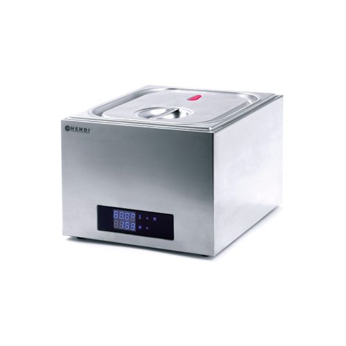 Aparat de gatit Sous-Vide GN 2/3 Hendi, 400 W, Termostat 35?-90?C, Capac sigilat ermetic, Argintiu