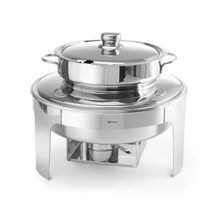 Chafing Dish pentru supa ,10 lt,Hendi  din otel inoxidabil cu finisaj tip oglinda , ø¸420x(H)380mm