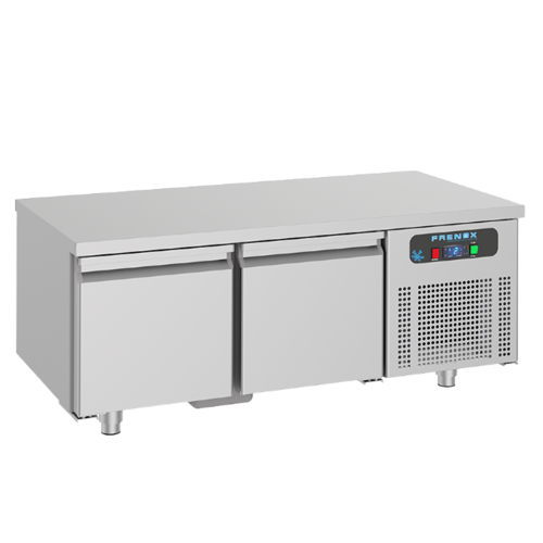 Masa rece FRENOX, profesionala, inox, 2 usi undercounter, 150 lt, 140*60*60 cm