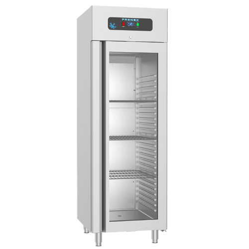 Dulap frigorific vertical inox, FRENOX cu 1 usa din sticla, 700 lt