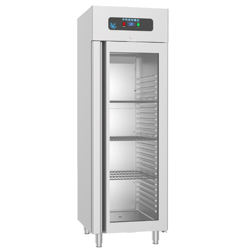 Dulap congelator vertical inox, FRENOX cu 1 usa din sticla, 700 lt