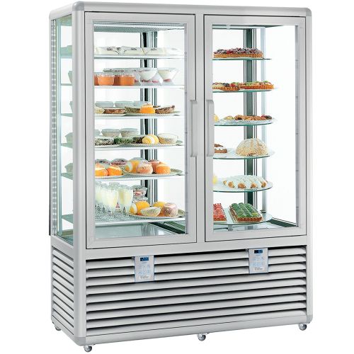 Vitrina congelare verticala, pentru cofetarie gelaterie, profesionala, 848 lt, 138*62 *186 cm