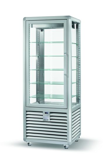 Vitrina frigorifica verticala, pentru cofetarie, 230 lt, 45*62*186 cm