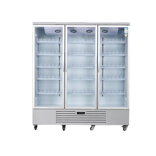 Vitrină frigorifică LC-1800FX, 1348L, 0-10°C, 3 uși, Inox
