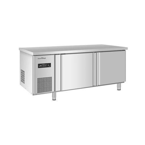 Masă rece inox PLR-15N2F(HB), 358L, 0-10°C, 2 uși