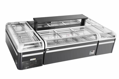 Set insule frigorifice CQG19D + CQG21L, 2894L, ≤-18°C, Negru