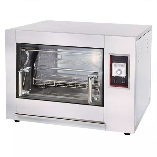 Rotisor electric profesional cu 4 cosuri pentru 12 pui | rotiserie | fastfood