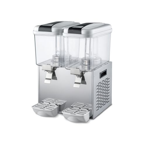 Dozator bauturi: suc, ayran, limonada, iaurt, ceai rece, cafea rece, capacitate 2 bazine 18 lt cu mixer