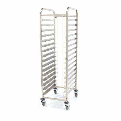Carucior inox colectare tavi MAXIMA 16 tavi 60*40 cm