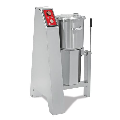 Cutter mixer vertical pentru humus si legume, inox, 20 lt, 61*64*105 cm