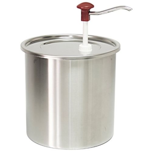 Dozator din inox, cu pompa pt ketchup/mustar/maioneza 10 lt