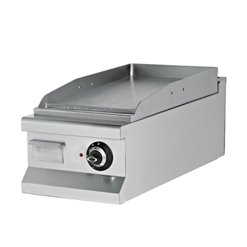 Grill electric profesional, inox, cu suprafata neteda, 40*73*29 cm