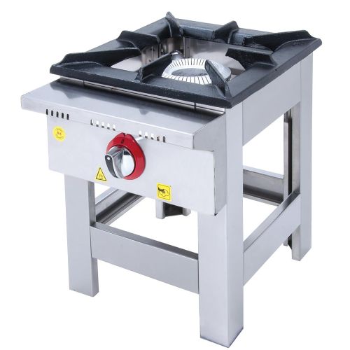 Aragaz de podea profesional, inox, 1 arzator 40*40, 9 kW, 40*50*55 cm