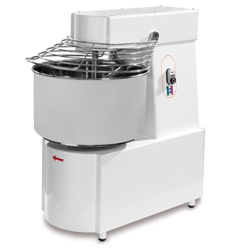 Malaxor aluat RESTO ITALIA, inox, 50 lt, 43 kg, cap fix si 1 viteza, 49*80*80 cm