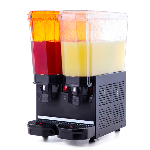 Dozator bauturi SAMIXIR 40.SSB suc, limonada, ayran, iarut, cafea rece, ceai rece capacitate 2 bazine 20 lt cu dispersie