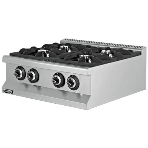 Masina de gatit pe gaz, inox, 4 arzatoare, 60*64*29 cm