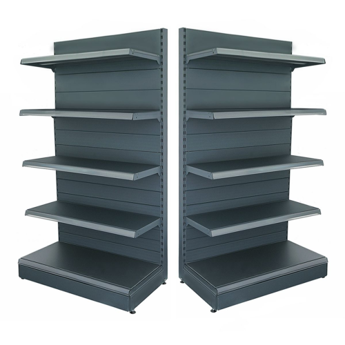 Raft magazin metalic de perete 125*225 baza 50 cm si 4 polite de 40 cm