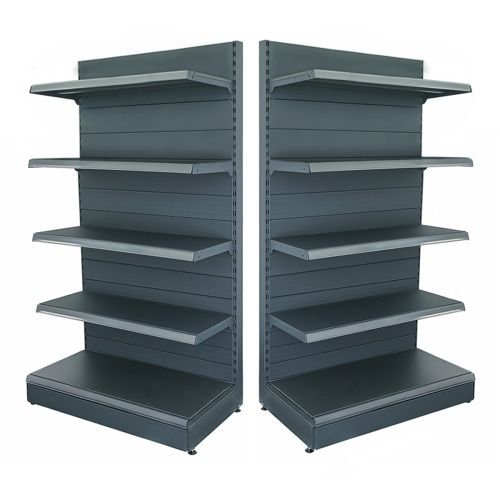 Raft magazin metalic de perete 100*225 baza 40 cm si 4 polite de 30 cm