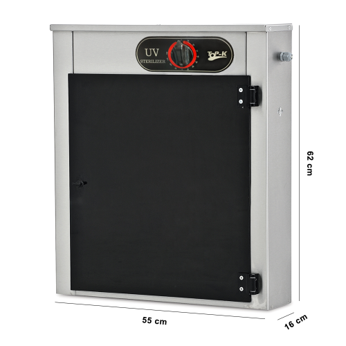 Sterilizator de cutite, profesional, electric, inox, cu UV, 100 watt, 10 cutite, 55*16*62 cm