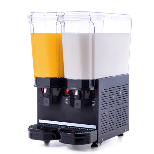 Dozator bauturi SAMIXIR 40.MMB suc, limonada, ayran, iaurt, ceai rece, cafea rece capacitate 2 bazine 20 lt cu mixer