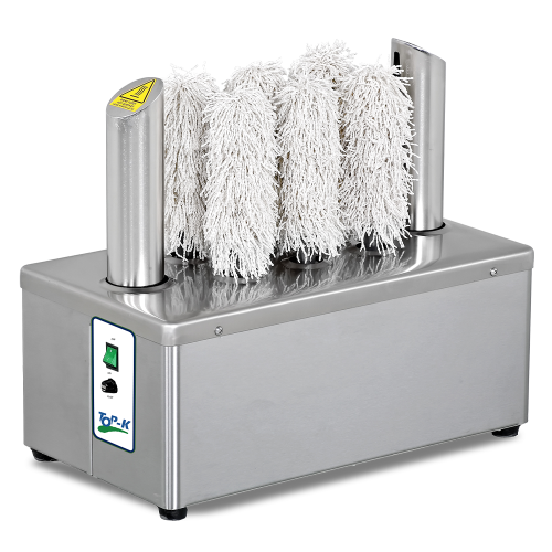 Masina de uscat si lustruit pahare profesional cu 8 role, 600-720 pahare/h GPE8