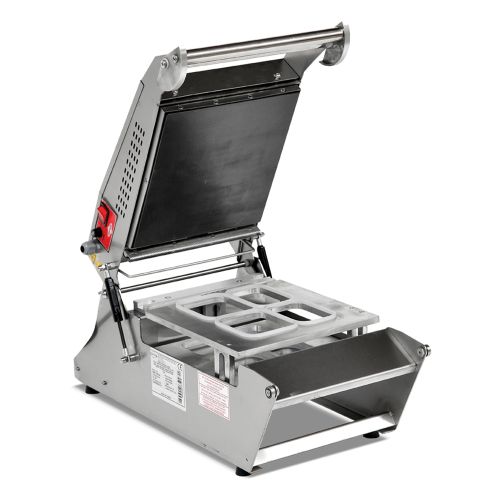 Masina pentru termosudat caserole 27*25 cm, inox, rola 24,5 cm, matrite 3/4 compartimente