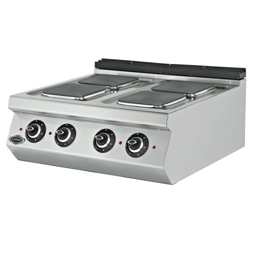 Masina de gatit electrica, inox, cu 4 plite PLUS, 80*73*30 cm