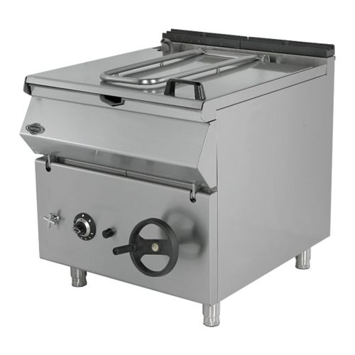 Tigaie basculanta pe gaz, inox, 50 lt, 80*73*85 cm