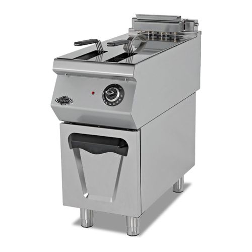Friteuza electrica profesionala, inox, cu 1 cuva, 24 lt
