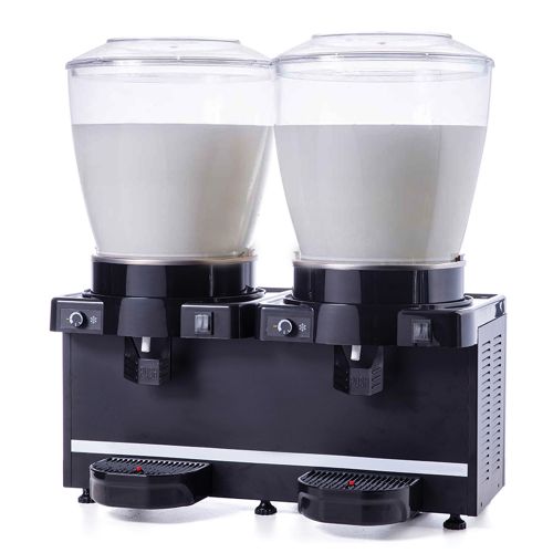 Dozator bauturi SAMIXIR MM44.AB suc, limonada, ayran, iaurt, ceai rece, cafea rece capacitate 2 bazine 22 lt cu mixer