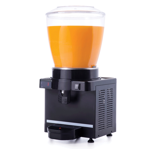 Dozator bauturi SAMIXIR M22.DB suc, limonada, ayran, iaurt, ceai rece, cafea rece, panou electronic, capacitate 1 bazin 22 lt cu mixer