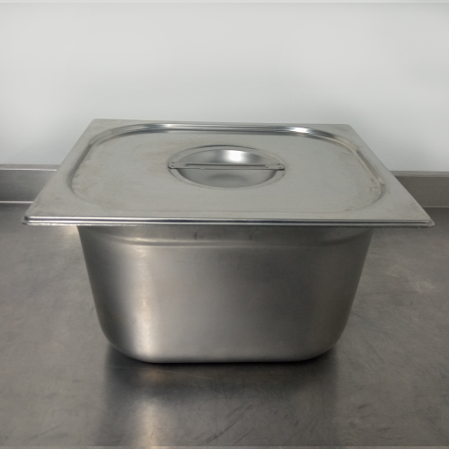 Cuva inox cu capac GN 1/2-200 mm