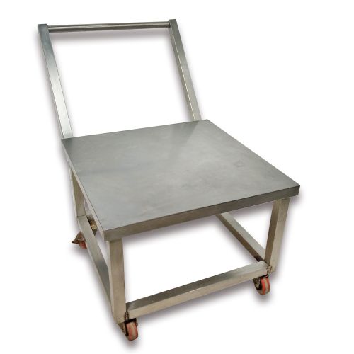 Carucior inox cu roti si maner 110*70*90 cm