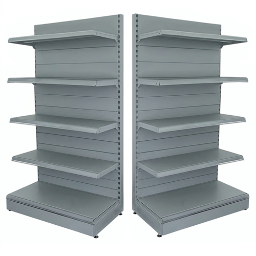 Raft magazin metalic de perete 125*200 baza 60 cm si 4 polite de 60