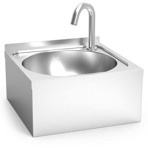 Chiuveta cu actionare electronica, inox, 45*45*21,5 cm
