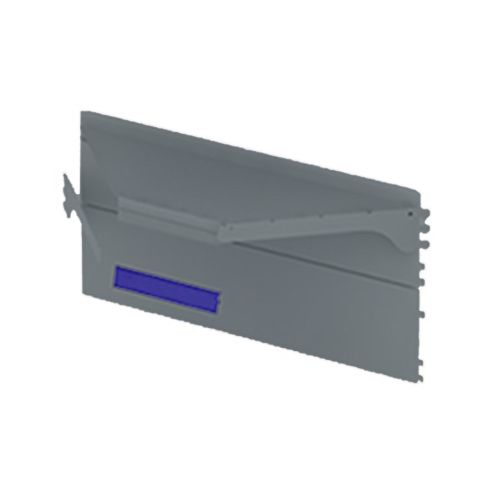 Polita coltar 40 cm, P25 pentru rafturi metalice gri