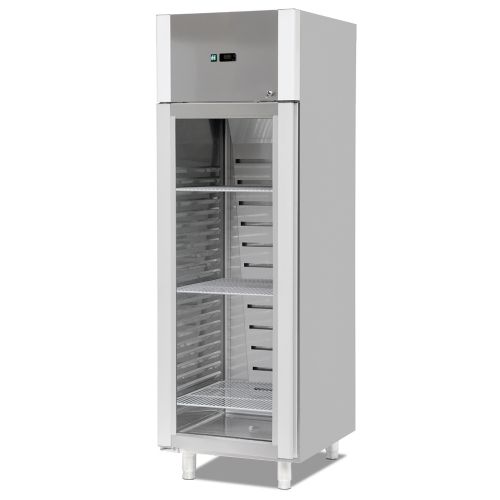 Dulap frigorific vertical inox cu 1 usa din sticla, 700 lt