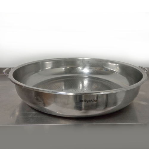 Oala inox tip strecuratoare 70 diam. 15 h