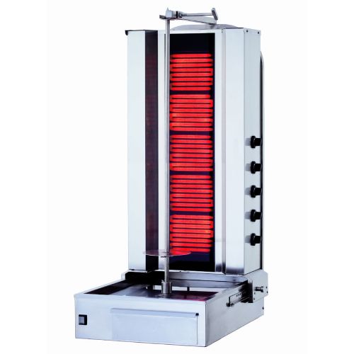 Aparat shaorma kebab electric KALITEGAZ cu 5 arzatoare